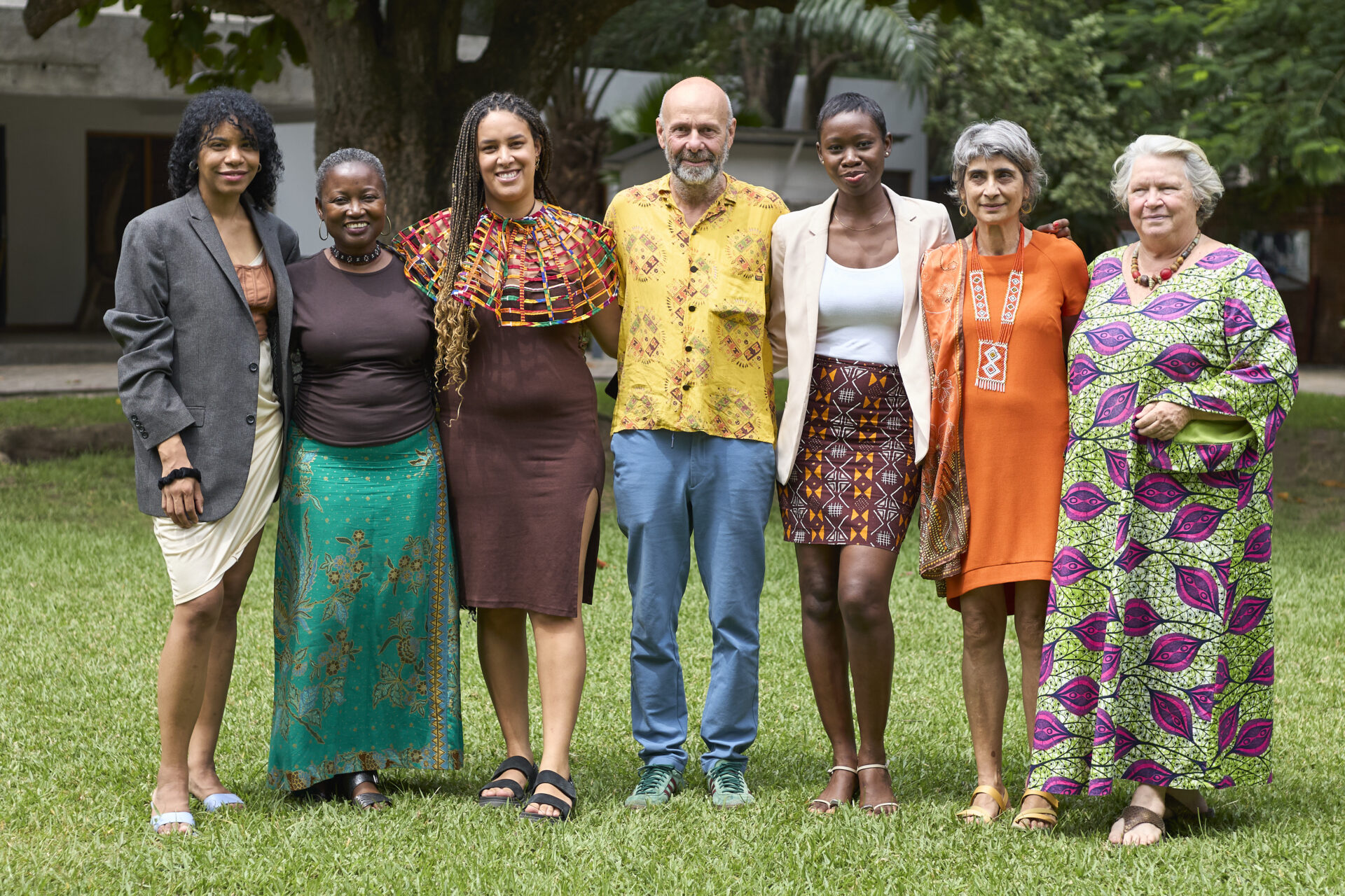 Laís Andrade, Bona Dyssou, and Sümer Erek at Nubuke Foundation