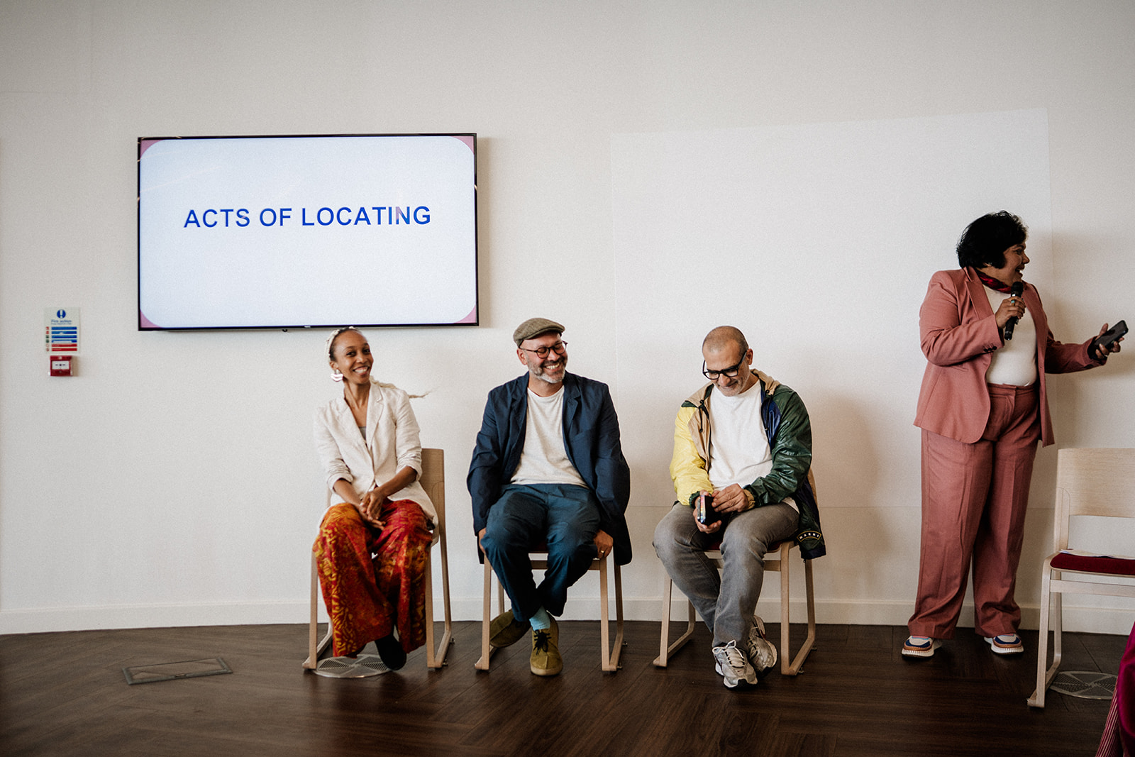 Andreas Mallouris, Elisabeth Efua Sutherland, Isaac Nana Opoku, Maria Luigia Gioffrè, Patrick Ziza, Paul Nataraj and Rafael Guendelman Hales in residence at D6: Culture in Transit