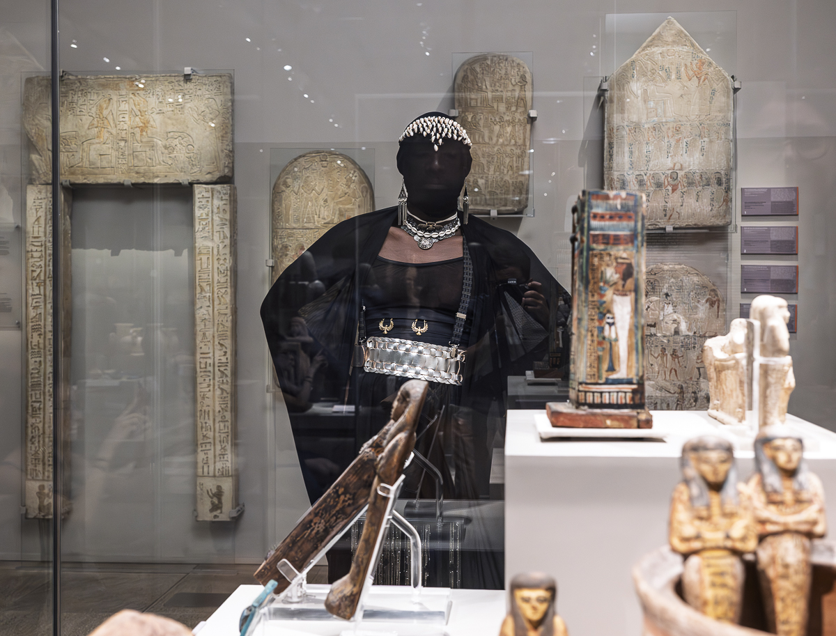 Nicolas Kyrillou, Maya Louhichi, Patrick Ngabonziza, Dorottya Márton and Gloria Oyarzabal in residence at Museo Egizio